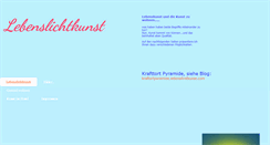 Desktop Screenshot of lebenslichtkunst.com